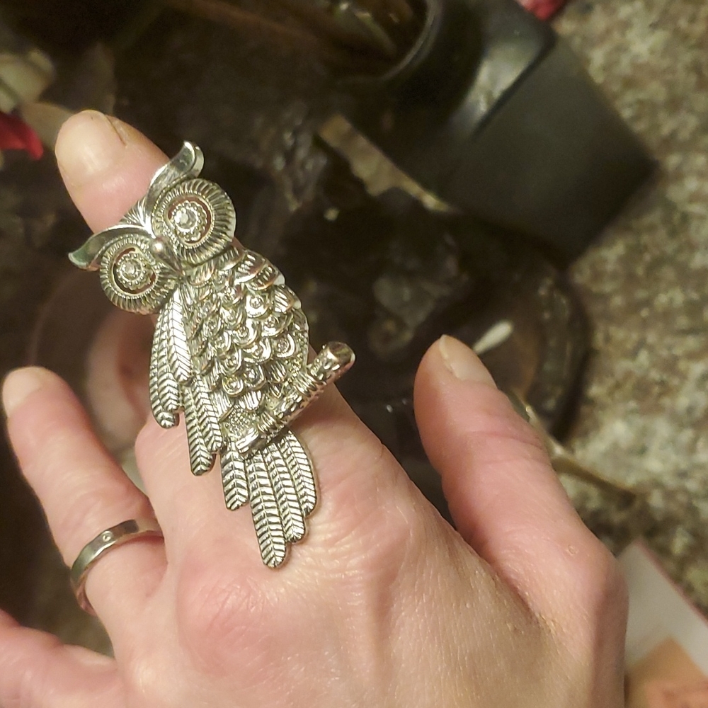 Owl ring - Picture 6 of 6